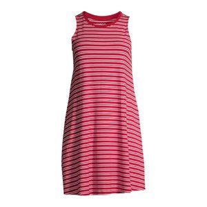 Time and Tru Women's Sleeveless Knit Dress Red